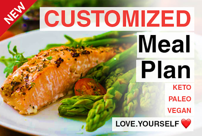 make customized meal plan to lose or gain  weight