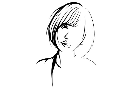 draw awesome silhouette contrast backlight vector