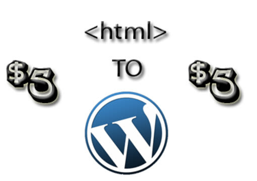 convert your HTML template to a Wordpress Theme