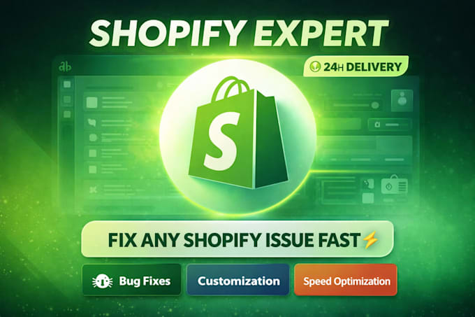 fix shopify theme bugs, liquid errors and store customization issues