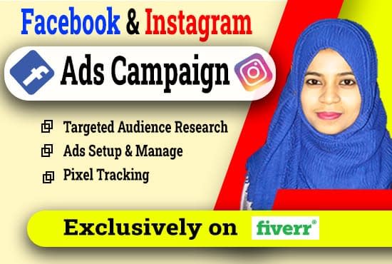 Create and manage your facebook and instagram ads campaign by Shanta577 ...