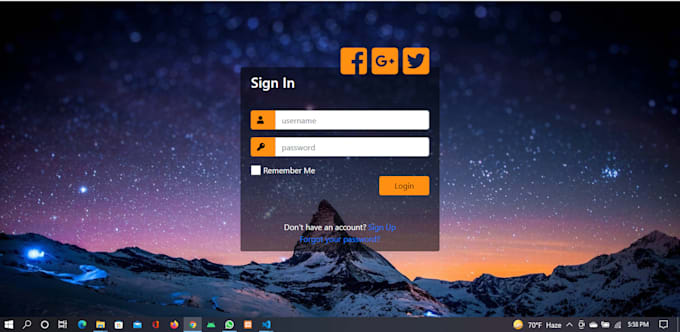 clone a website using HTML,bootstrap,javascript,PHP,mysql