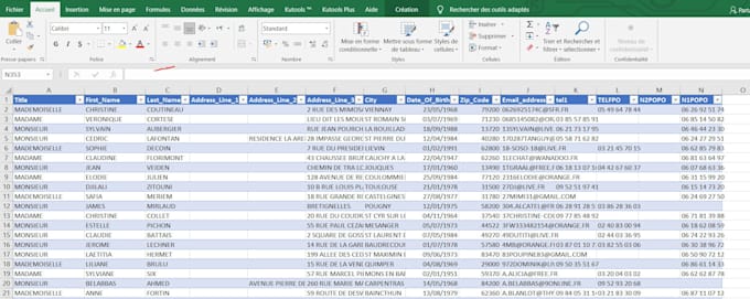 scrap data from website