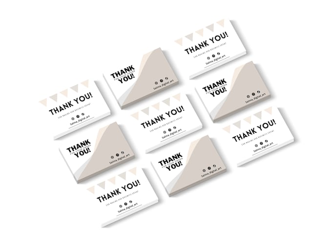 design thank you card