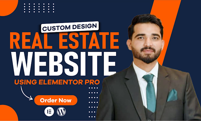 design a real estate website using wordpress elementor