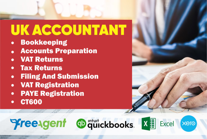 Hire a freelancer to be your expert bookkeeper, UK accountant and tax consultant
