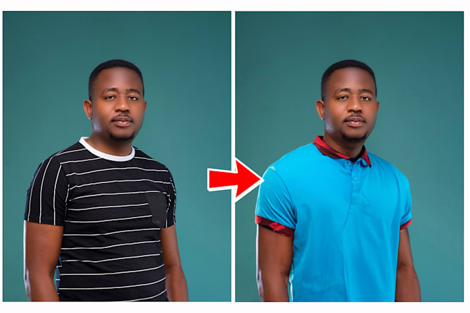 edit photo ,change shirt or color super fast delivery