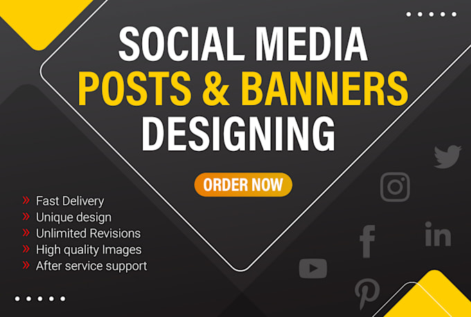 design social media posts and banners