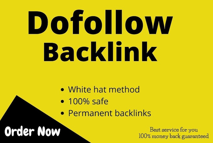 do high authority dofollow backlinks for your website