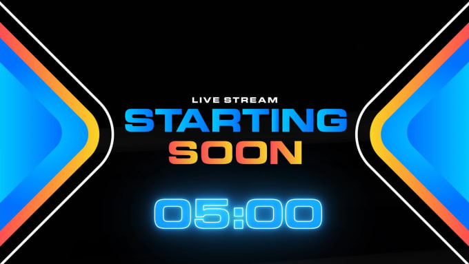 Create animated starting soon be right back twitch screens by Beetuber ...