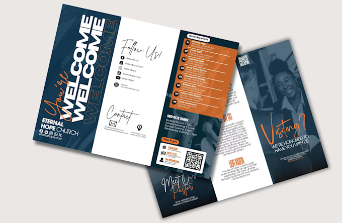 design bifold, trifold brochures and corporate brochures