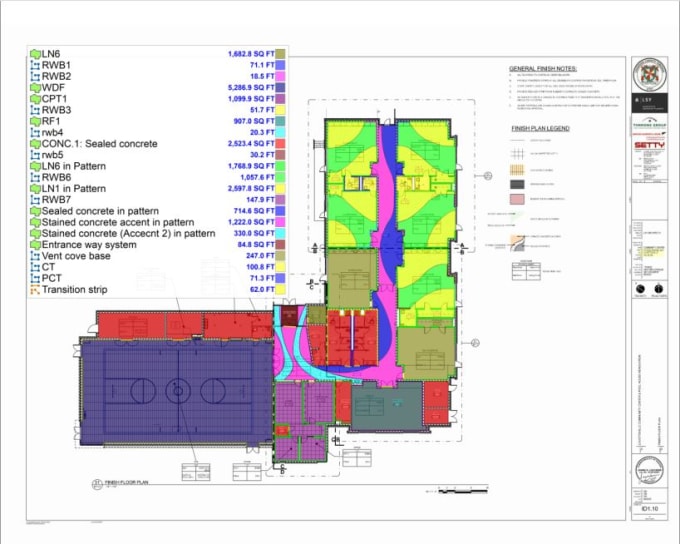 do detail flooring material takeoff, cost estimation of construction projects