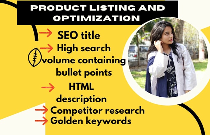 do amazon product SEO optimized listing description