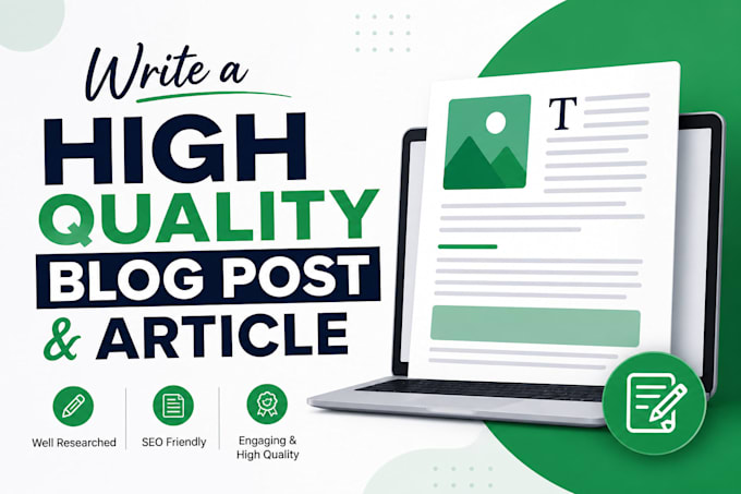 write  blog post, article and SEO content