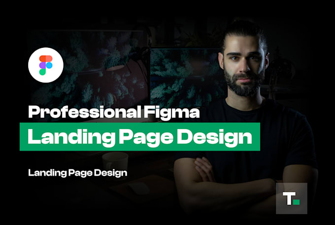 Best Deals! I will design a modern and clean landing page in figma  for $100