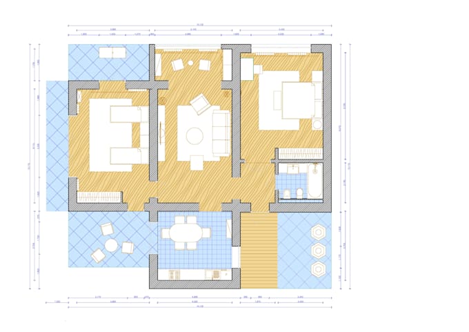 do an attractive 3d floor plan which will enhance your house