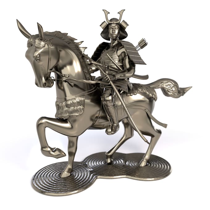 model a 3d replica sculpture in high detail