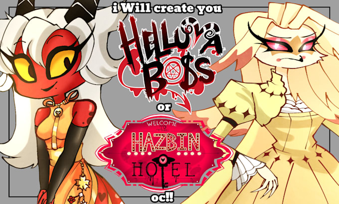 create you a hazbin hotel or helluva boss oc