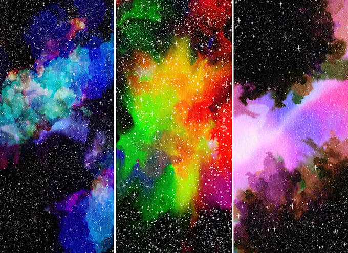 do amazing  galaxy pattern for any product