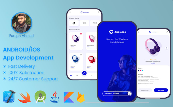 develop android and ios mobile application