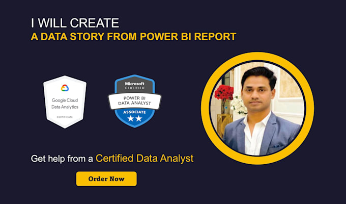 create a data story from power bi report