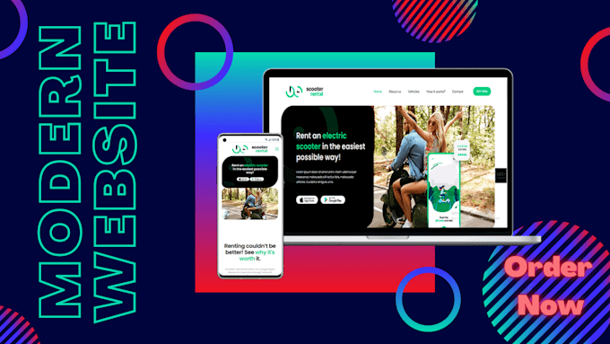 built a modern, powerfull and responsive wordpress website