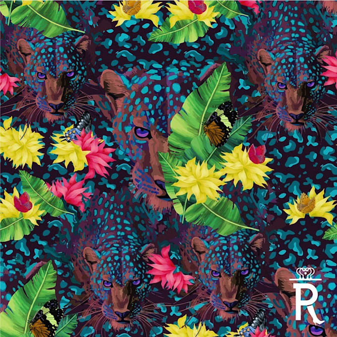 design stunning seamless surface pattern textile prints