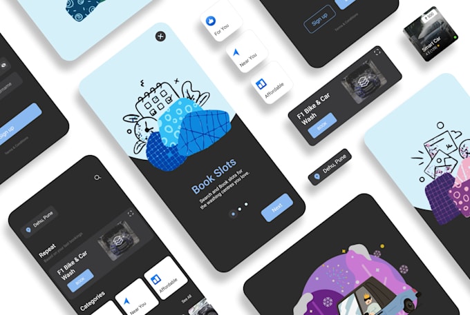 design, redesign a professional UI UX