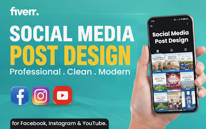 design professional social media post, banners and ads for facebook instagram