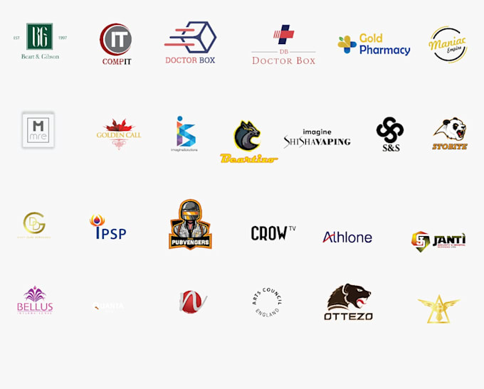 design flat, 2d and 3d logo