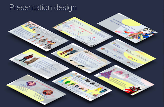 design content with stylish fonts, engaging pictures