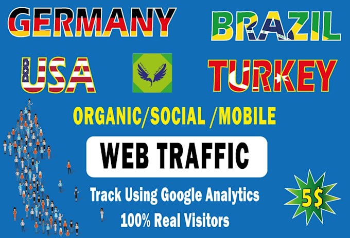 provide USA brazil germany turkey traffic