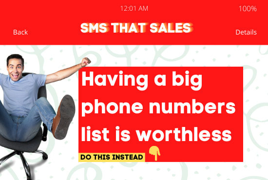 write a text message that sells, SMS marketing