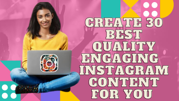 Create 30 engaging instagram post and manage instagram by Marketer_noor ...
