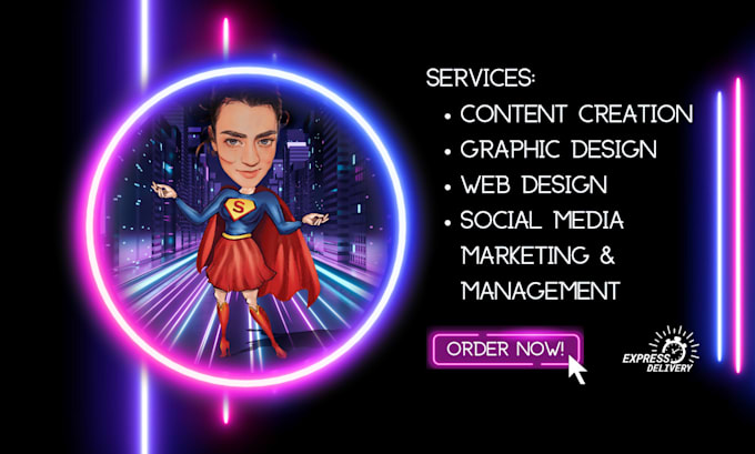 be your professional social media designer for your brand