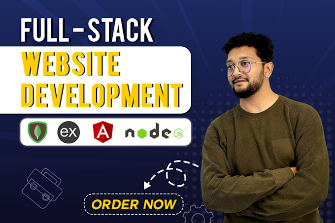 work as a full stack developer using angular and nodejs