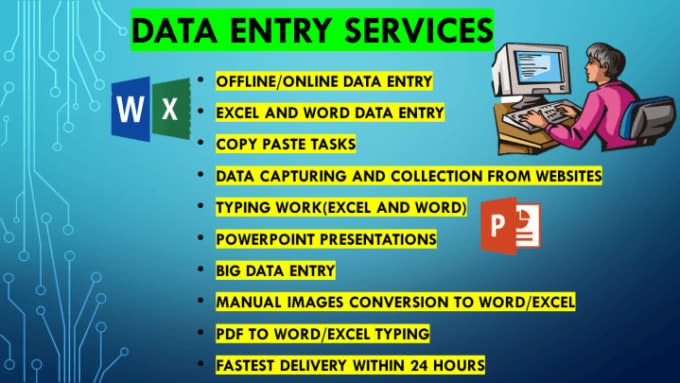 do perfect data entry, research, copy paste, virtual assistant