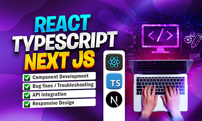 help you with react typescript next js project , web development