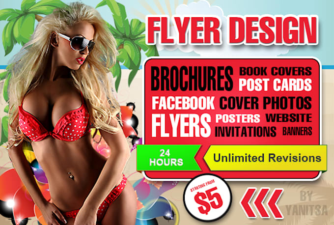 design amazing flyer, poster, brochure, card