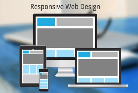 Design a responsive bootstrap website using html, css, js by ...