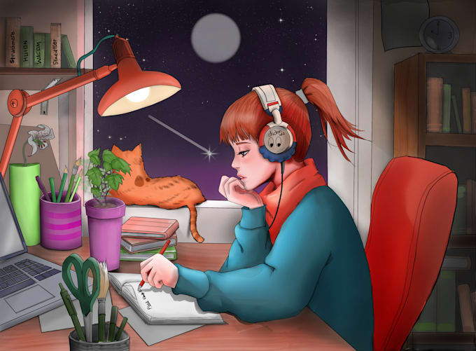 make illustration for children books