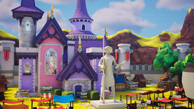 create 3d background and lighting for your animation or game