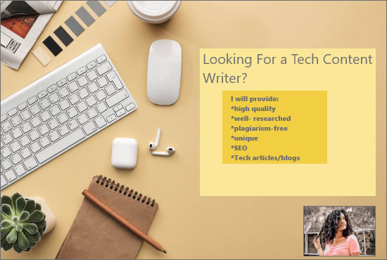 write SEO tech articles and tech blogs