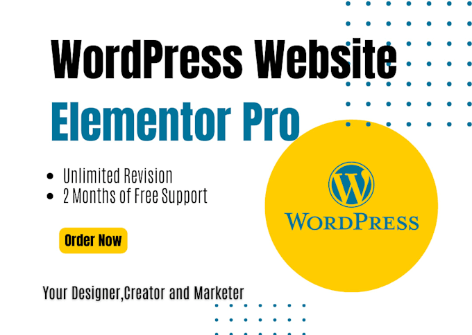 design business wordpress website, plumbing, contractor, construction