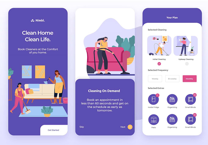 Do web and mobile ui ux design with prototype and wireframe by James ...