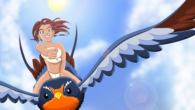 create a unique high quality 2d animation