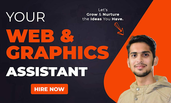 be your assistant for website and graphics for wordpress, ps, ai, canva etc