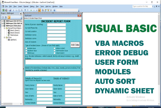 Do excel formulas vba macros dashboard chart and userform by Dataenter1 ...