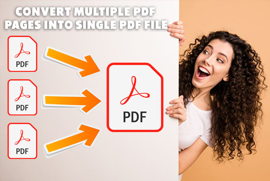combine merge convert multiple pdf pages into a single file