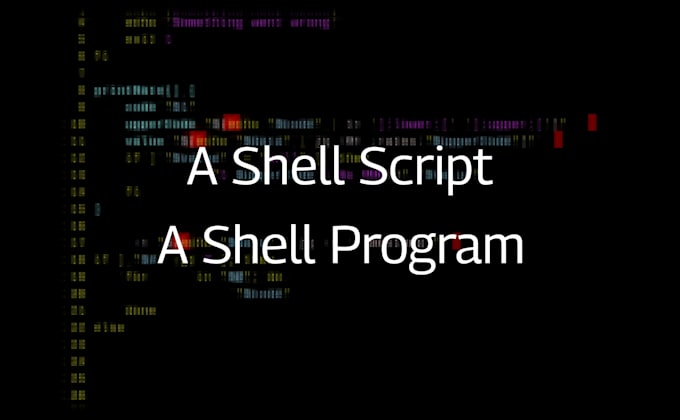 make a shell script
